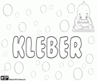Kleber, name of Germanic origin. Variant of Cleber