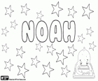 Noah, name of Hebrew origin. Name of one of the Patriarchs of the Bible, Noah