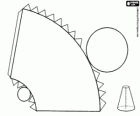 Truncated cone, a 3D volume to cut out