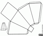 Truncated pyramid. Quadrangular pyramid