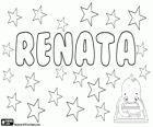 Renata, name of Latin origin. It comes from Renatus, its meaning is reborn, born again