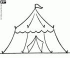 The big tent of the circus