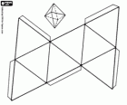 Octahedron, polyhedron of eight faces. All the faces are equilateral triangles. The third Platonic solid