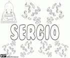 Sergio, name of Latin origin. Derived from the Roman name, Sergius. Sergio, name in Spanish, Italian and Portuguese