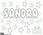 Sandra, abbreviated form for names as Alexandra and Cassandra
