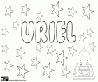 Uriel, name of Hebrew origin. The name of an Archangel, its meaning is Angel of light