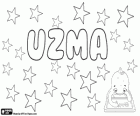 Uzma, name of Arabic origin. Its meaning is the greatest