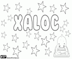 Xaloc, catalan name. Comes from the Arabic, shaluq, the name of the wind coming from the Southeast