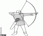 An Archer, a medieval soldier armed with a bow