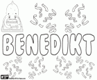 Benedikt, name of Latin origin. Derivate from Benedictus, its meaning is blessed. Benedikt, German name and also in Slavic and Nordic languages