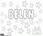 Belen, name of Hebrew origin. Comes from the city of Bethlehem, where Jesus Christ was born