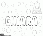 Chiara, name of Latin origin. Its meaning is clear and bright