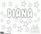 Diana, name of the goddess in Roman mythology, the goddess of the hunt