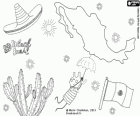 Blinky travels to Mexico. American country between two oceans. Known worldwide by its archaeological ruins, its typical hats, the sun, the beaches and the cactus