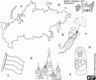 Blinky travels to Russia. The largest country in the world with the famous Russian dolls, the matrioshkas, and the St. Basil's Cathedral