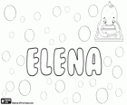 Elena, name of Greek origin. Comes from Helene