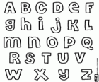 The main 26 letters of the Latin alphabet