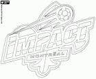 Logo of Montreal Impact, professional soccer team from Quebec, Canada 