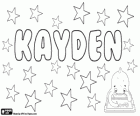 Kayden, variant of names like Cade and Kaden