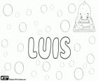 Luis, name of Germanic origin. Comes from Hlodowig, its meaning is famous warrior