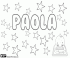 Paola, name of Latin origin. Variant of Paula