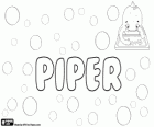 Piper, name of English origin. Piper, name for girl and boy