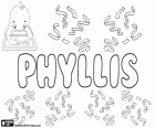 Phyllis, name of Greek origin. Derived from the character from Greek mythology, Phyllis