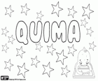 Quima, diminutive for the female name of Hebrew origin, Joaquima
