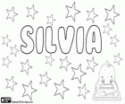 Silvia, name of Latin origin. Derivate from Silva, its meaning is forest