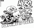 Hero Kids, a group of children with superpowers
