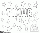 Timur, popular name in Turkey, Russia and countries in Central Asian