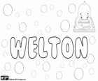 Welton, name of English origin. Welton is a place name, its meaning is well-town