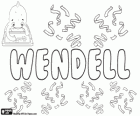 Wendell, name of German origin. Wendell, derived from Wendel, variant of Wendelin