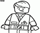 Emmet, the protagonist of the Lego movie