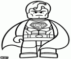 Superman, a superhero from the movie Lego