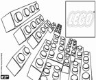 The Lego pieces, Lego bricks