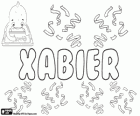 Xabier, name of Basque origin. Comes from Etxeberri that means new house