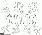 Yulian, name of Latin origin. Derived from Julius