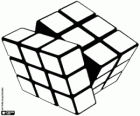 The Rubik cube, three-dimensional puzzle in the resolution process