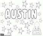 Austin, name of Latin origin. Variant of Augustine