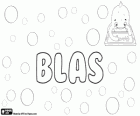 Blas, name of Latin origin. Comes from Blasius. The saint's day is celebrated on February 3, Saint Blaise