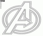 The symbol of the Avengers, the A of Avengers