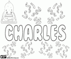 Charles, name of German origin. Derived from Karl