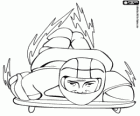 Skeleton, a fast sport on a small sled