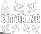 Catarina, name of Greek origin. Derived from the Greek name Aikaterine
