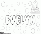 Evelyn, English version that corresponds to the name Aveline with different origins