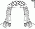 Ancient israeli scarf for the head. Keffiyeh, Palestinian scarf