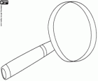 A magnifying glass, a research instrument