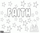Faith, name of English origin. Derived from the english word Faith, its meaning is faith