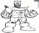 Thanos, a villain from the adventures of Super Hero Squad